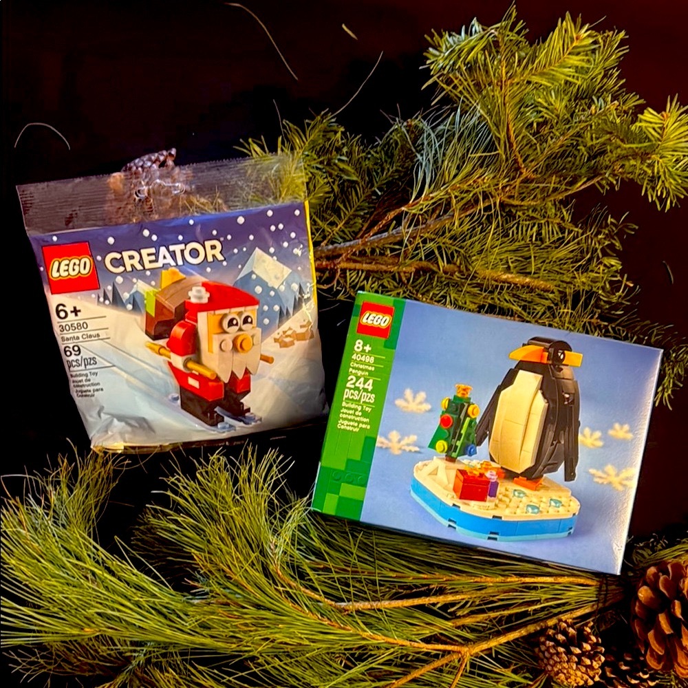 LEGO CREATOR Santa and Christmas Penguin Bundle